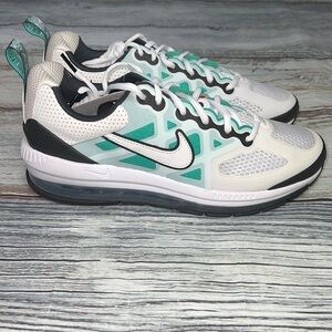 Nike Men’s Air Max Genome Clear Emerald/White-Black Size-9 ( DC9410-300 )